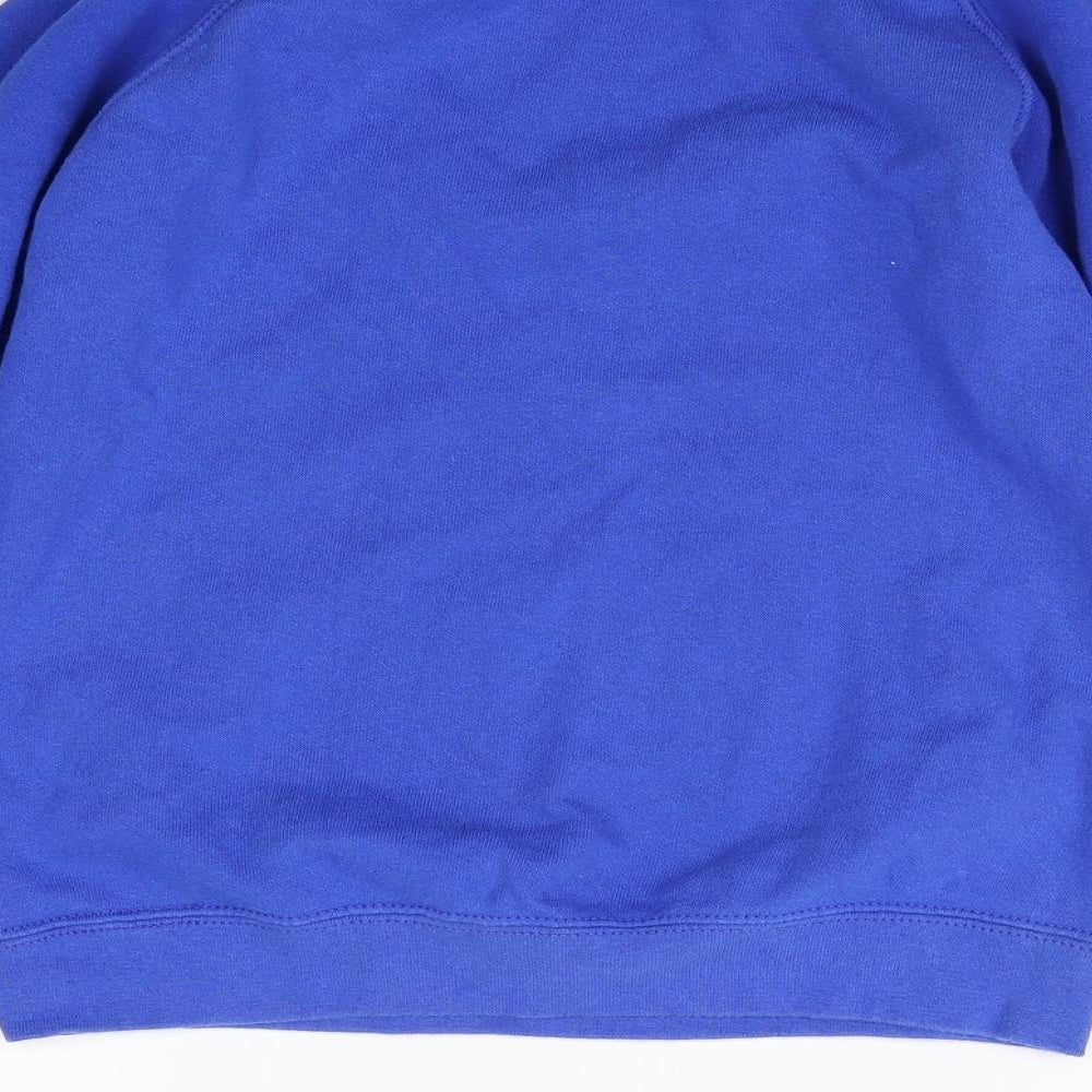 Fruit of the Loom Boys Blue Pullover Jumper Size 10-11 Years