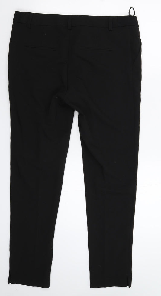 Preworn Womens Black Trousers Size 34 in L28 in