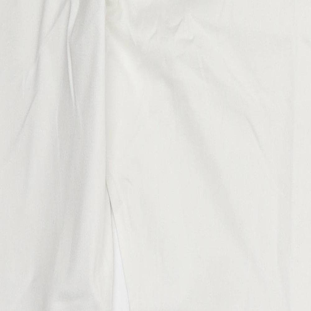 Principles Womens White  Denim Skinny Jeans Size 10 L28 in