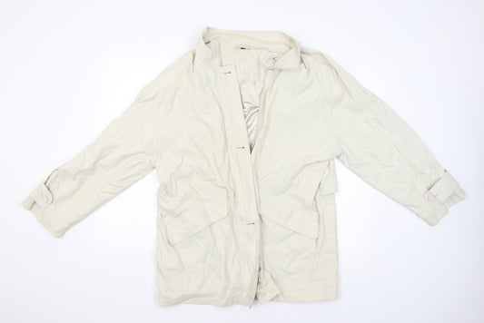 Telemac Womens Beige Jacket Size L