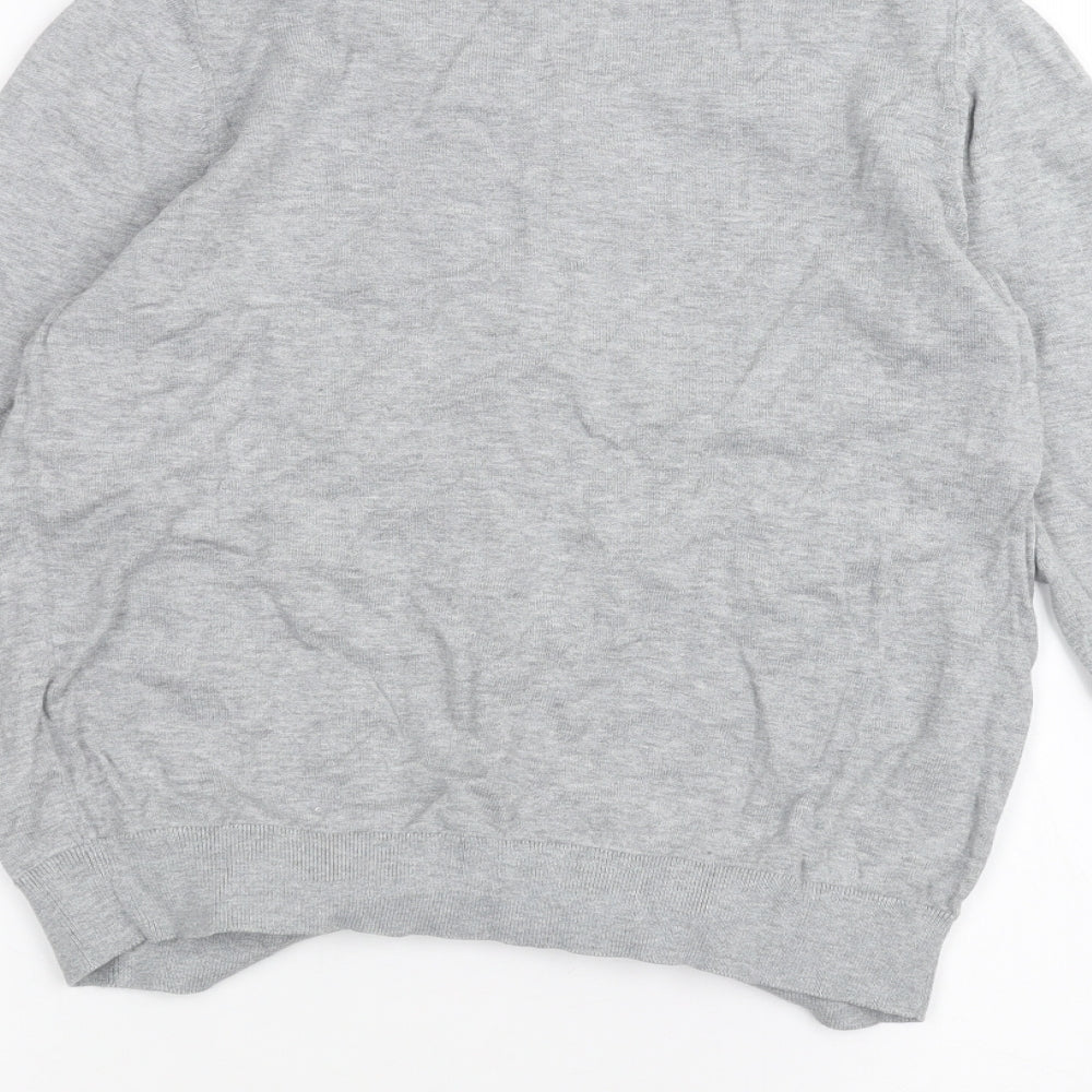 UNI Womens Grey Cardigan Jumper Size S