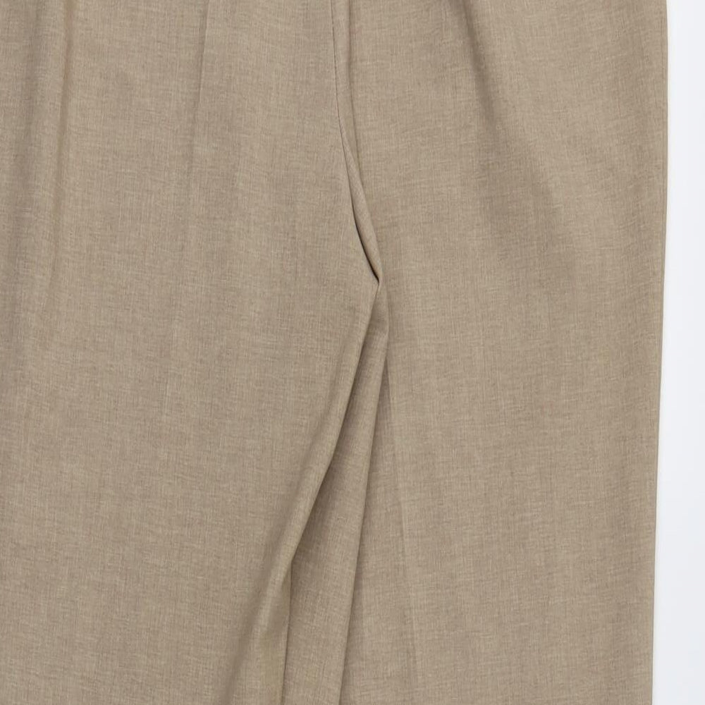 Womens UK Size 18 Marks and Spencer Regular Fit Brown Trousers