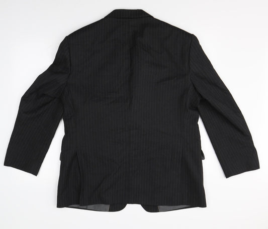Mens UK Size 42 M&S Regular Black Suit Jacket