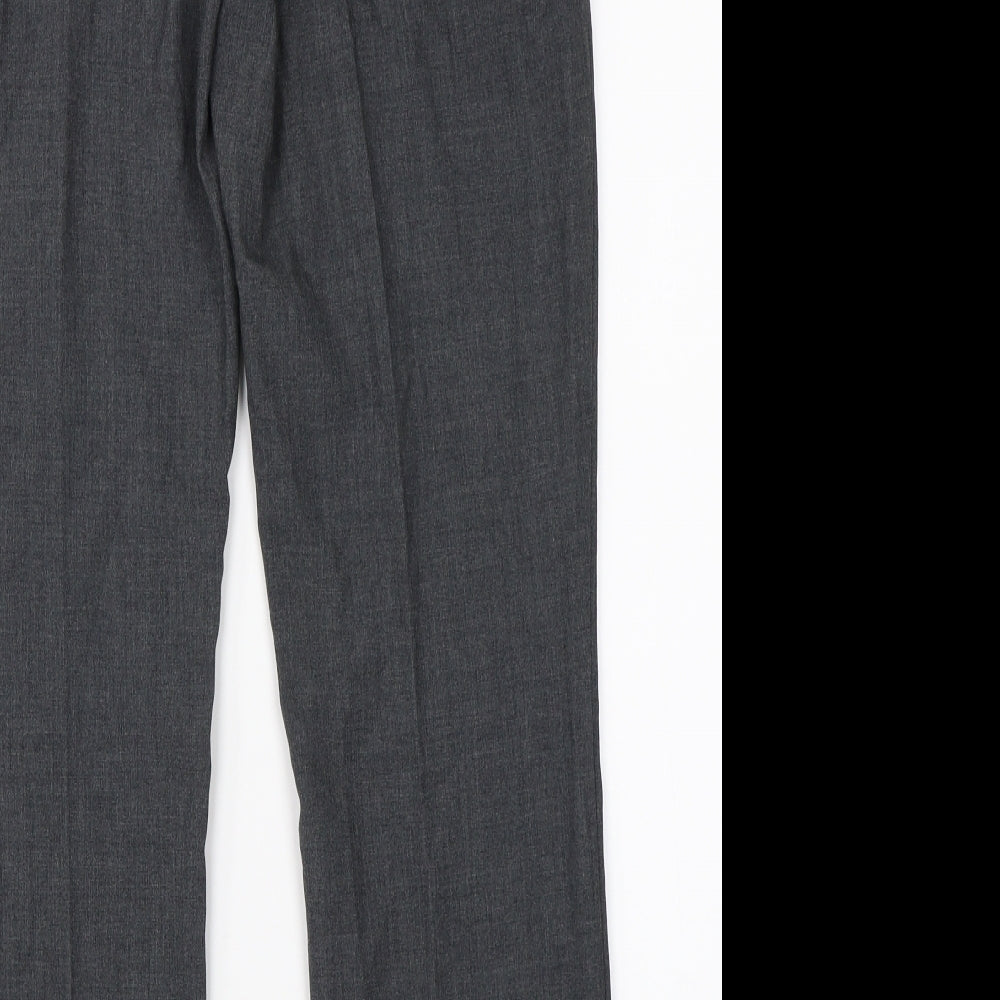 fransa Mens Grey Trousers Size 30 L26 in