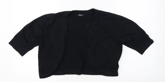 M&Co Womens Black Cardigan Jumper Size M