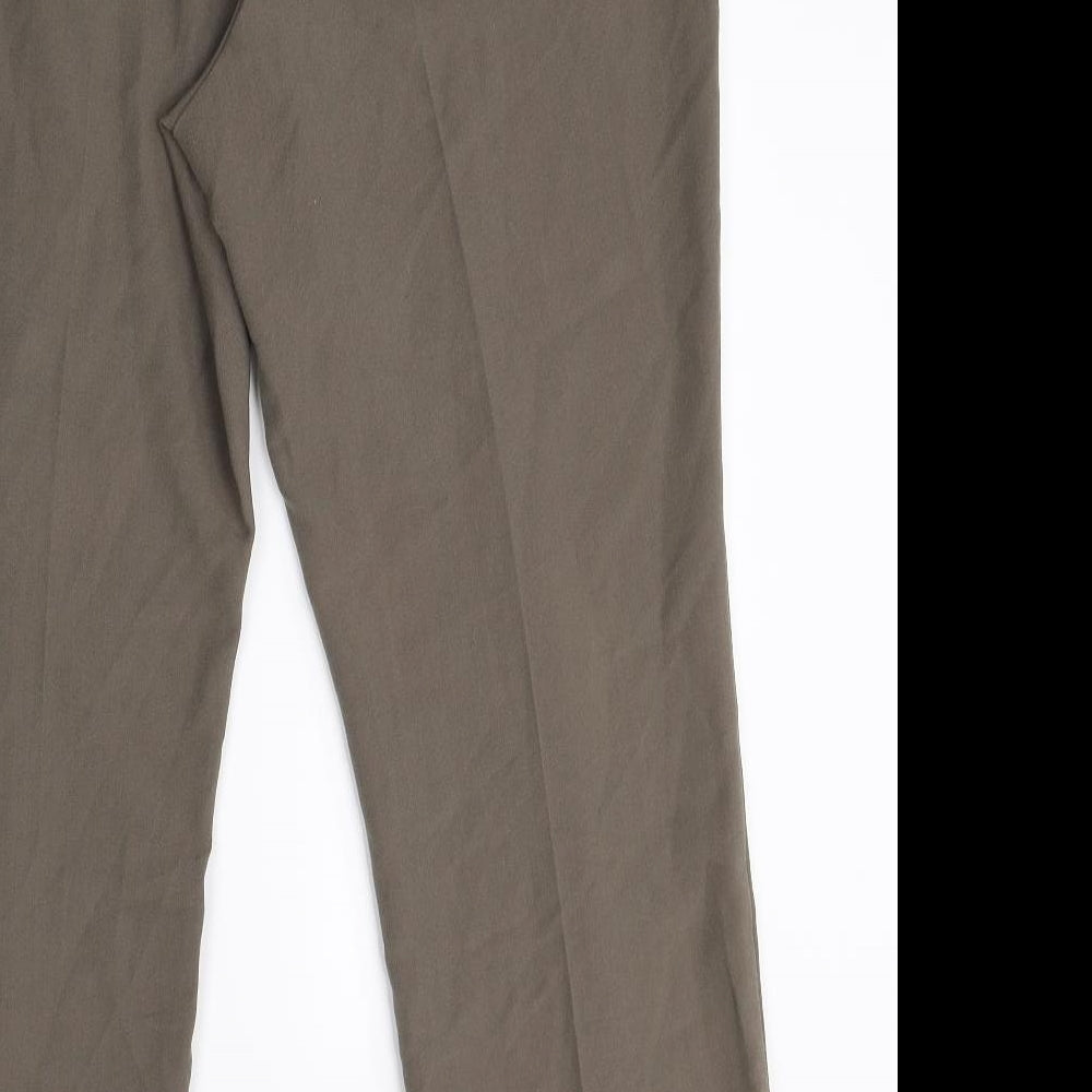 bonmarche Womens Grey Chino Trousers Size 16 L28 in