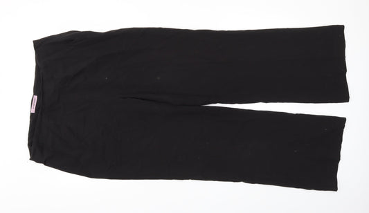 Womens UK Size 16 Paraphrase Regular Fit Dress Pants Black Trousers