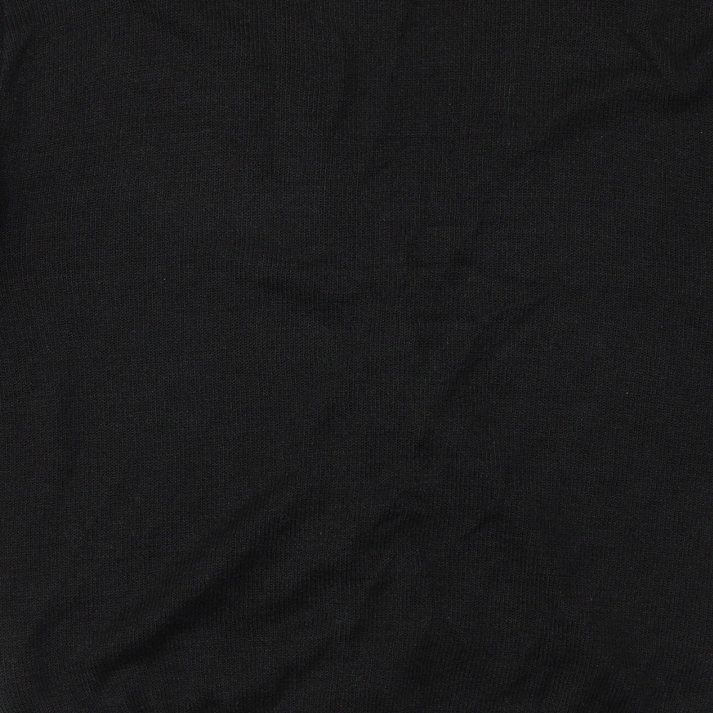 Minister Womens Black Cardigan Jumper Size L