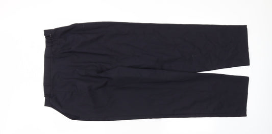 Country Collection Womens Black Chino Trousers Size 16 L28 in