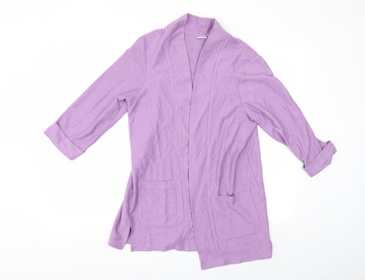 Womens UK Size 14 Damart Purple Overcoat