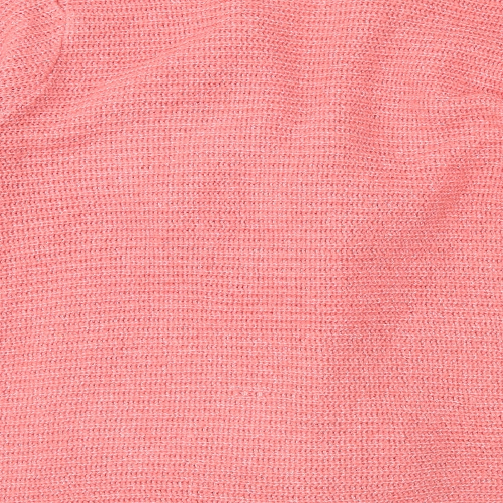 DASH Womens Pink Knit Cardigan Jumper Size 14