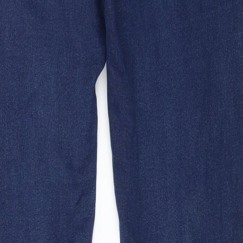 Denim & Co. Womens Blue Denim Skinny Jeans Size 10 L33 in