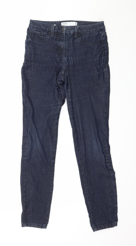 Next Womens Blue Denim Skinny Jeans Size 6 L29 in