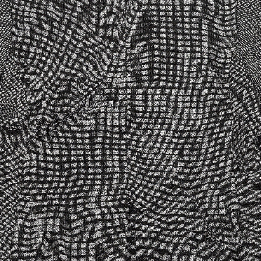 Klass Womens Green Polka Dot Jacket Blazer Size 16