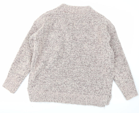 Nutmeg Womens Pink Pullover Jumper Size 8