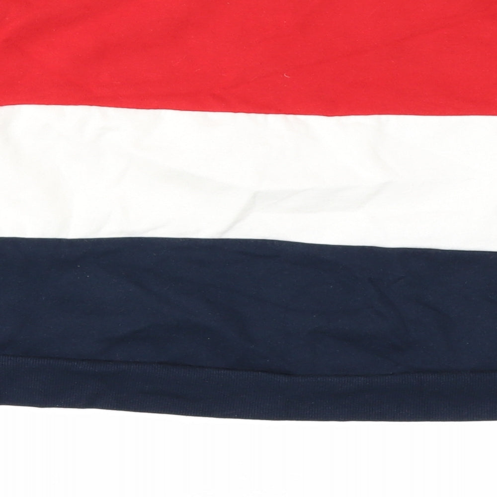 Divided Womens Red Colourblock Pullover Sweatshirt Size S