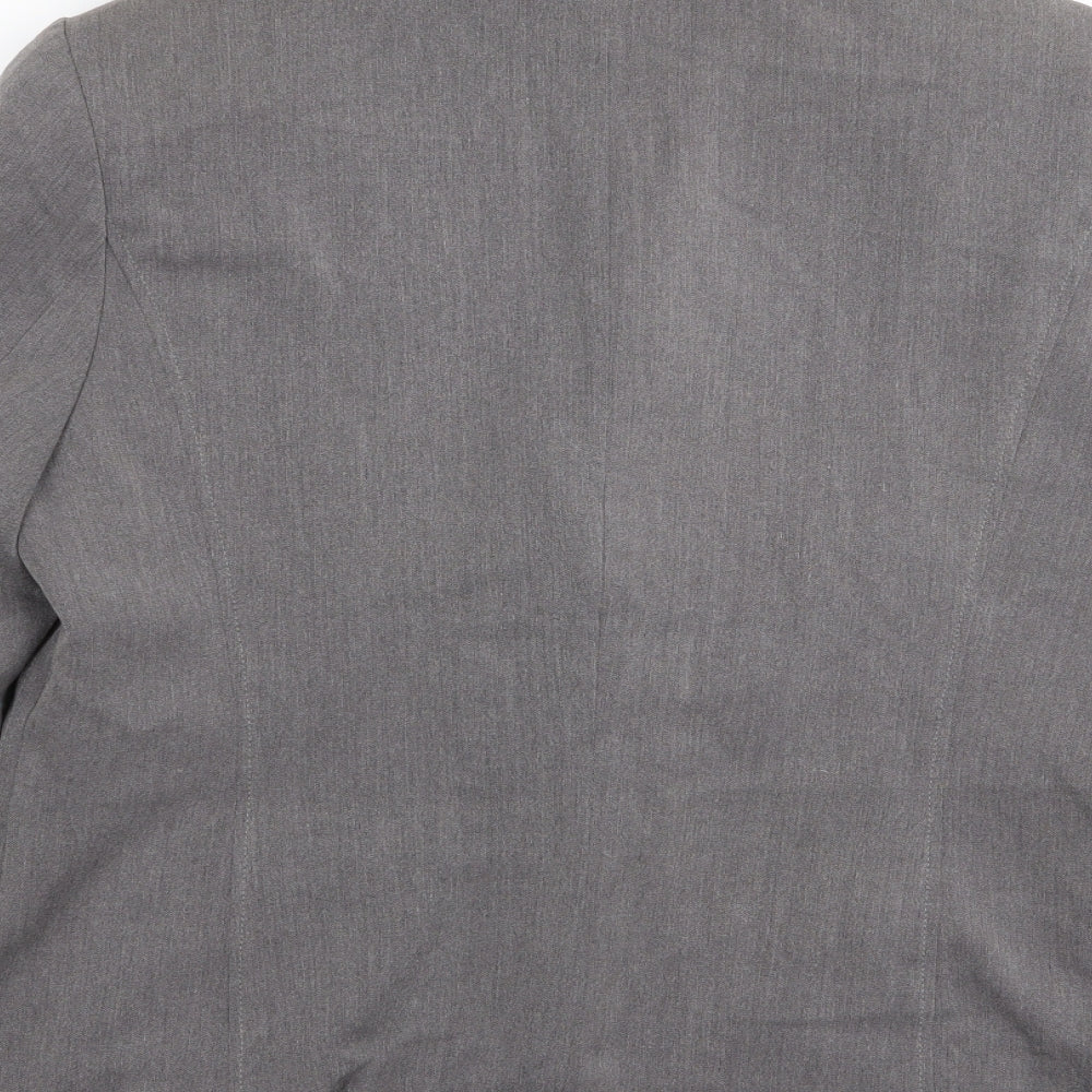 Womens UK Size 14 Gelco Regular Grey Blazer