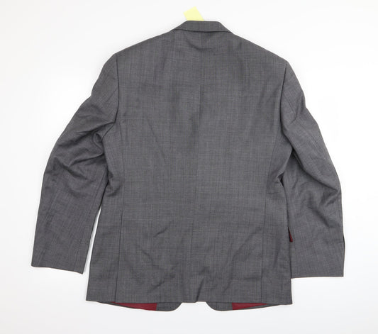 Mens UK Size 40 M&S Regular Grey Suit Jacket