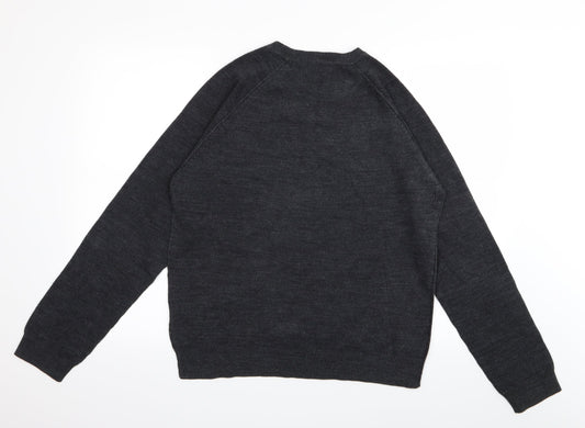 UrbanSpirit Mens Grey Pullover Jumper Size M - top/jumper