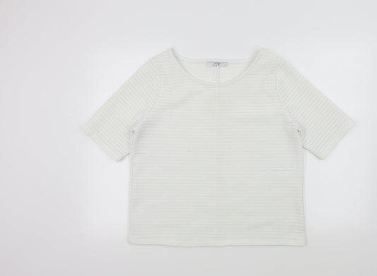 NEXT Womens White Pullover Jumper Size 14