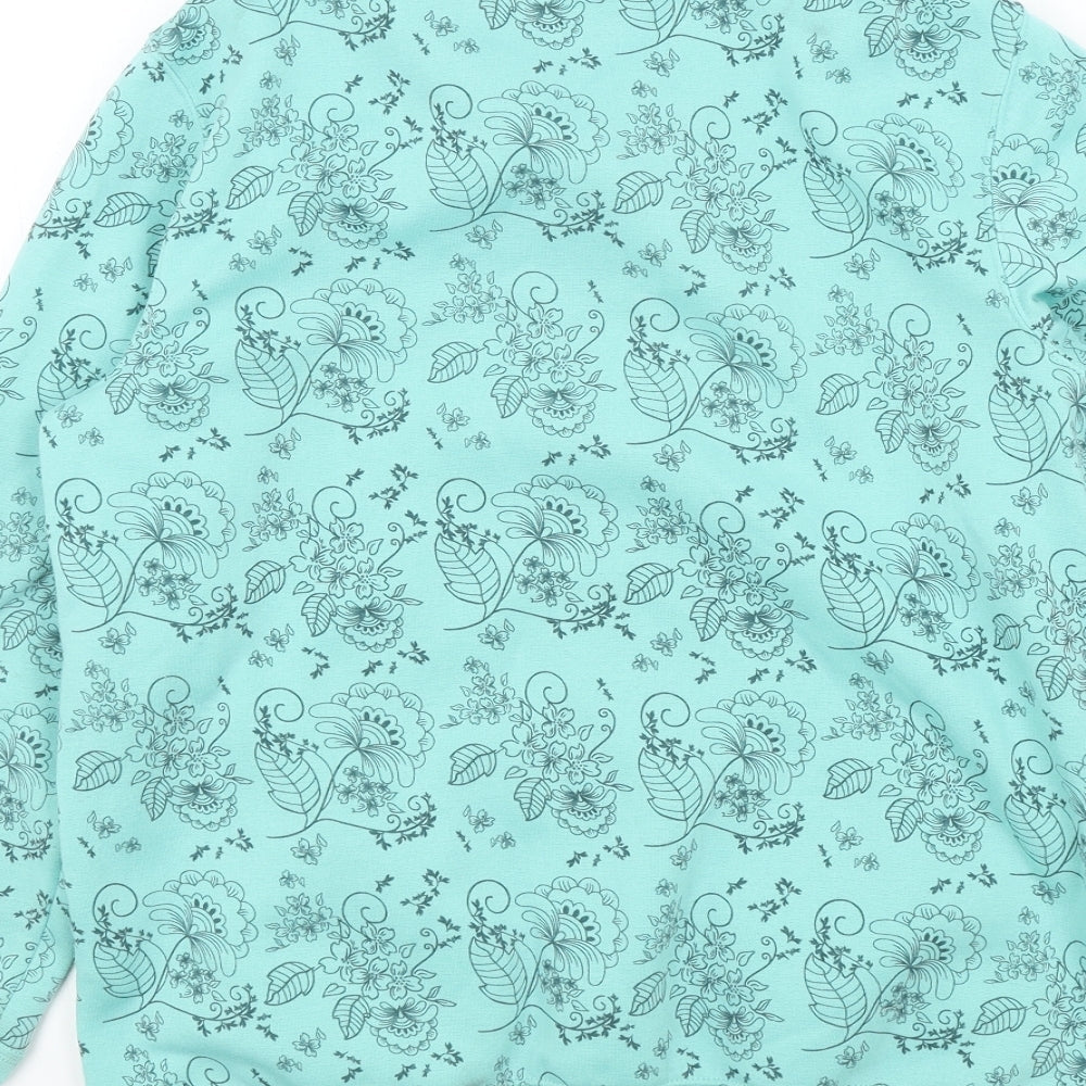 Demart Womens Green Cardigan Jumper Size 10