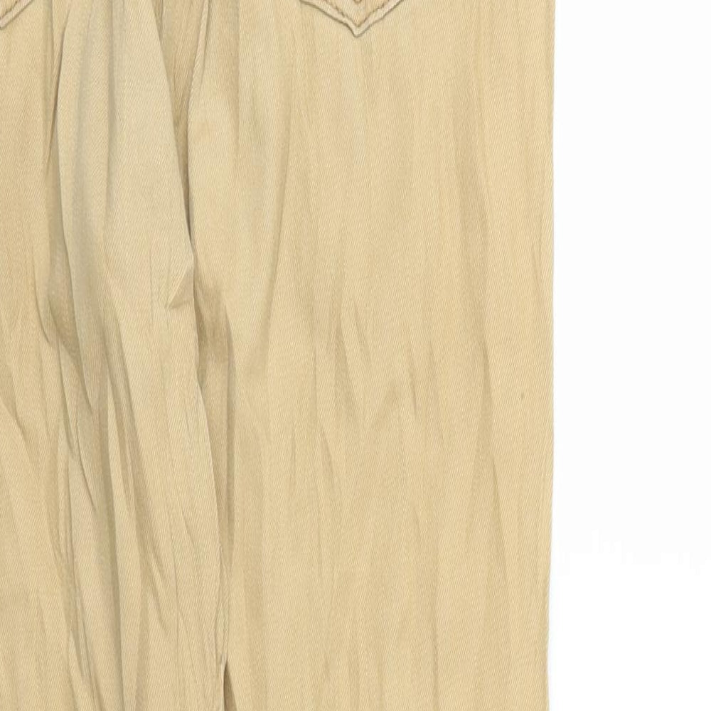 Womens UK Size 30 Preworn Regular Fit Skinny Brown Jeans