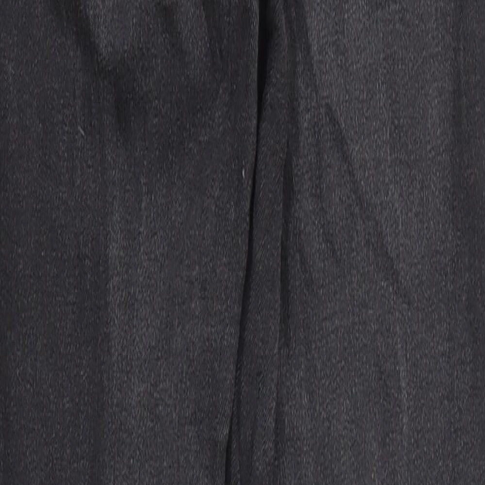 Zara Womens Black Houndstooth Skinny Jeans Size 32 L28 in