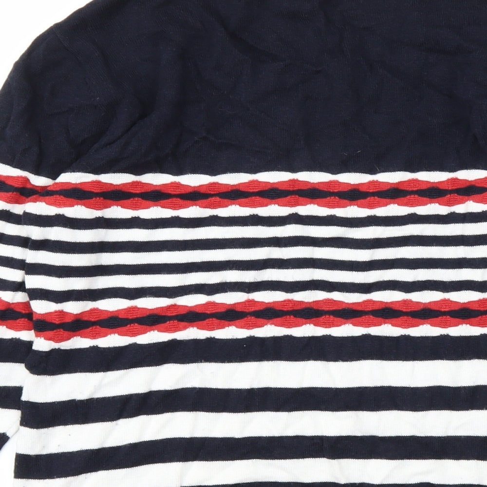 CC Womens Red Striped Basic T-Shirt Size M