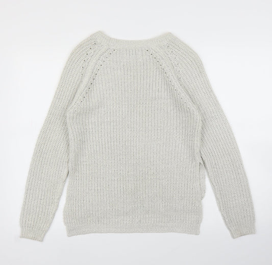 Papaya Womens Beige Pullover Jumper Size S