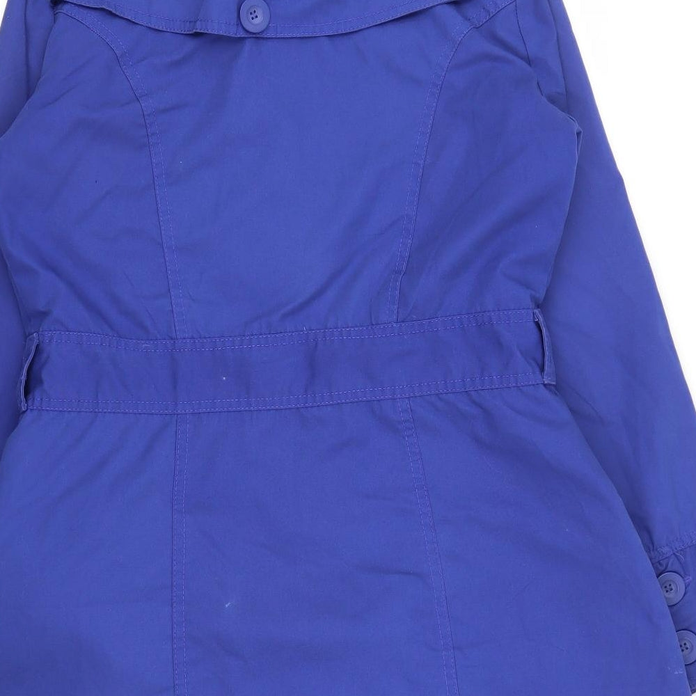 Womens UK Size 10 TG Blue Pea Coat
