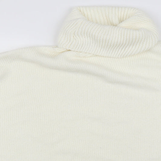 I SAW IT FIRST Womens White Pullover Jumper Size S