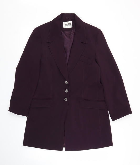 Womens UK Size 10 Wallis Purple Jacket