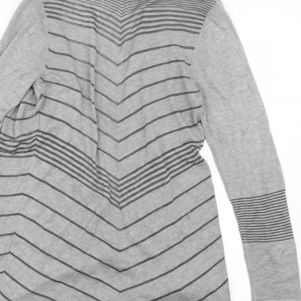 Per Una Womens Grey Cardigan Jumper Size 14