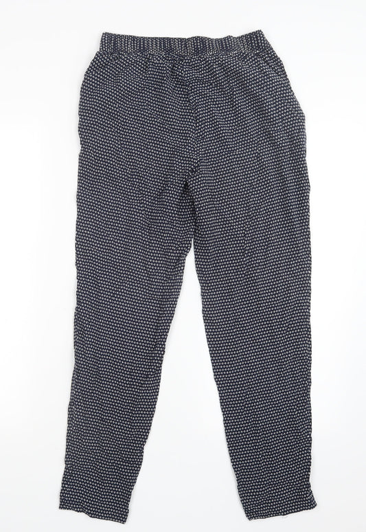 Womens UK Size 8 Papaya Regular Fit Blue Trousers