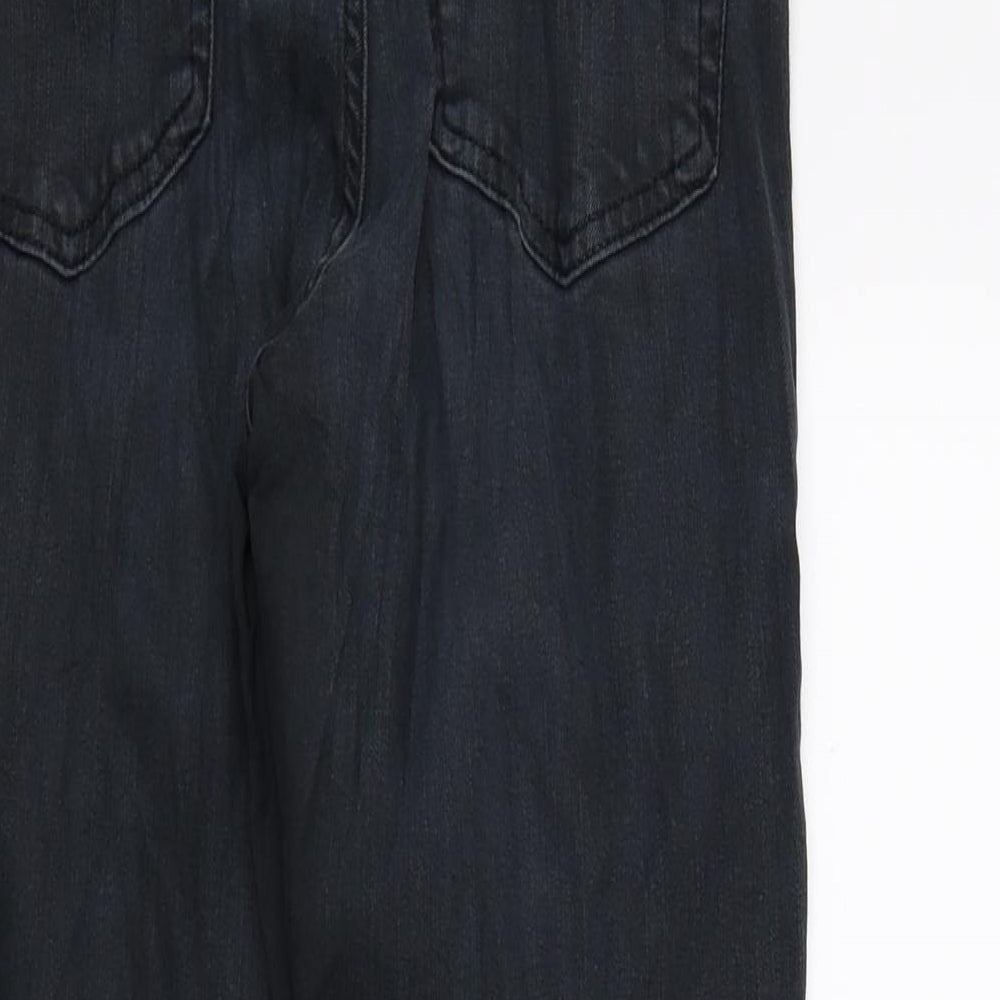Topshop Womens Black Denim Skinny Jeans Size 27 in L23 in