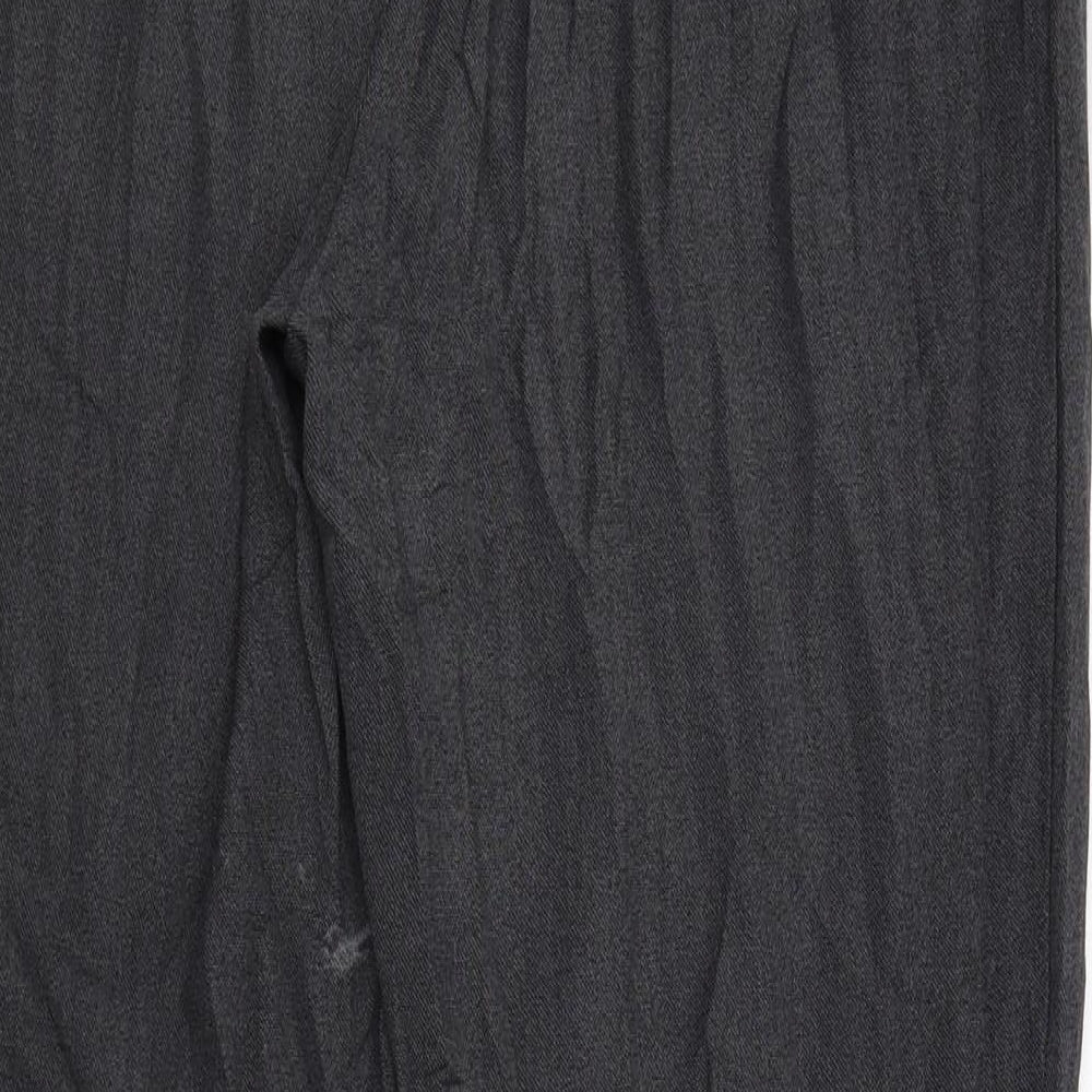 Womens UK Size 12 Marks and Spencer Regular Fit Grey Trousers