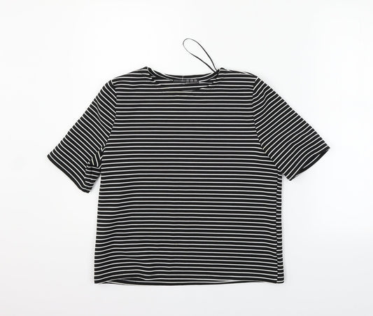 Womens UK Size 10 Atmosphere Grey Basic T-Shirt