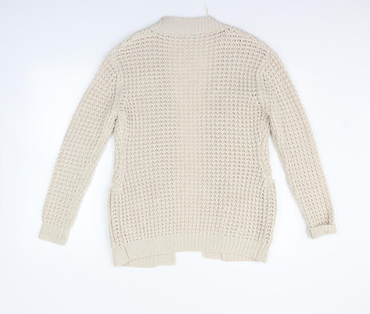 Select Womens Beige Cardigan Jumper Size 12