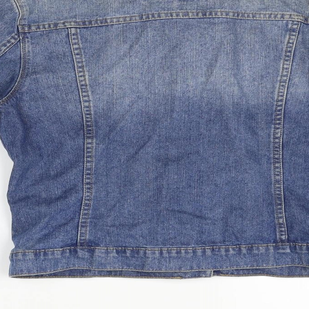 Womens UK Size 8 Indigo Blue Jacket
