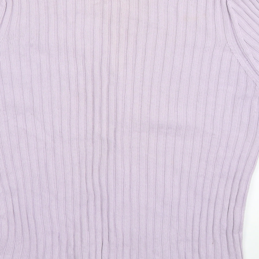 Marks and Spencer Womens Purple Cape Jumper Size 14