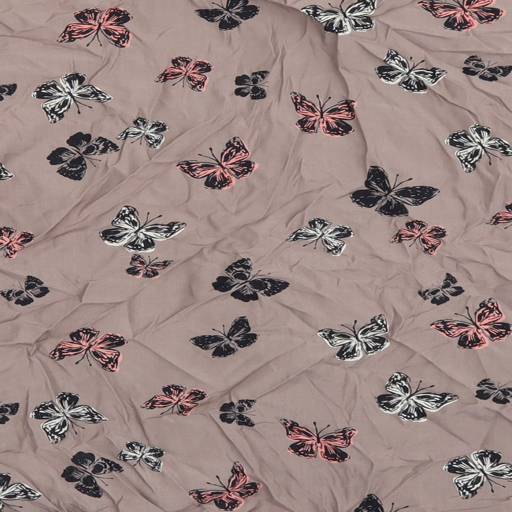 Apricot Womens Brown Animal Print Jacket Size 10 - Butterflies