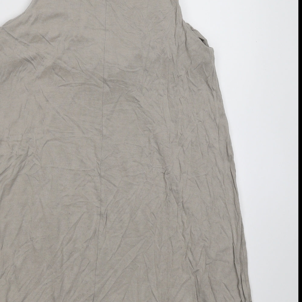 Womens UK Size S H&M Grey Basic Tank