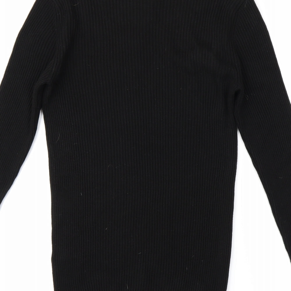 Brand and care label for ASOS women’s beige jumper, size S