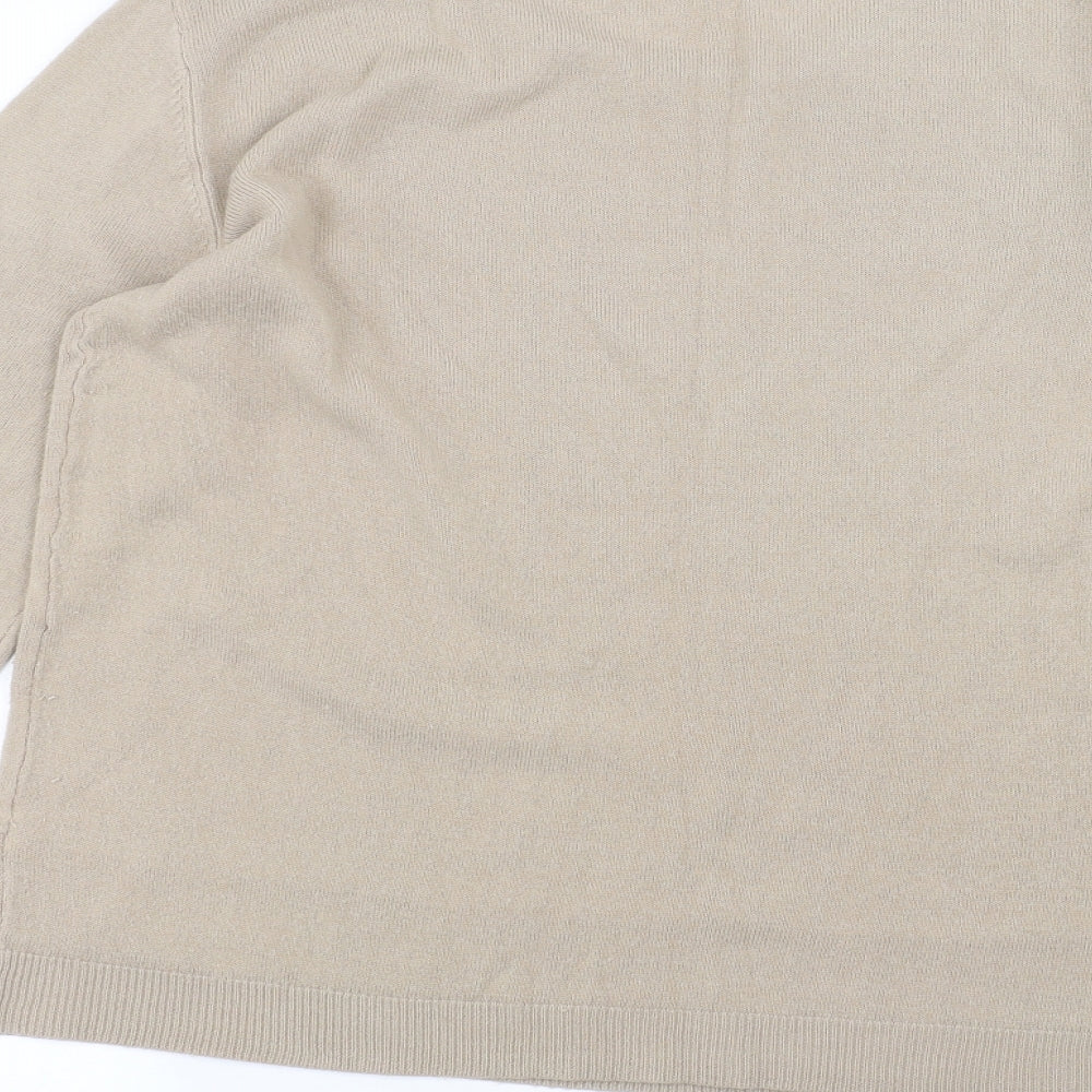 Classic Womens Brown Pullover Jumper Size 14