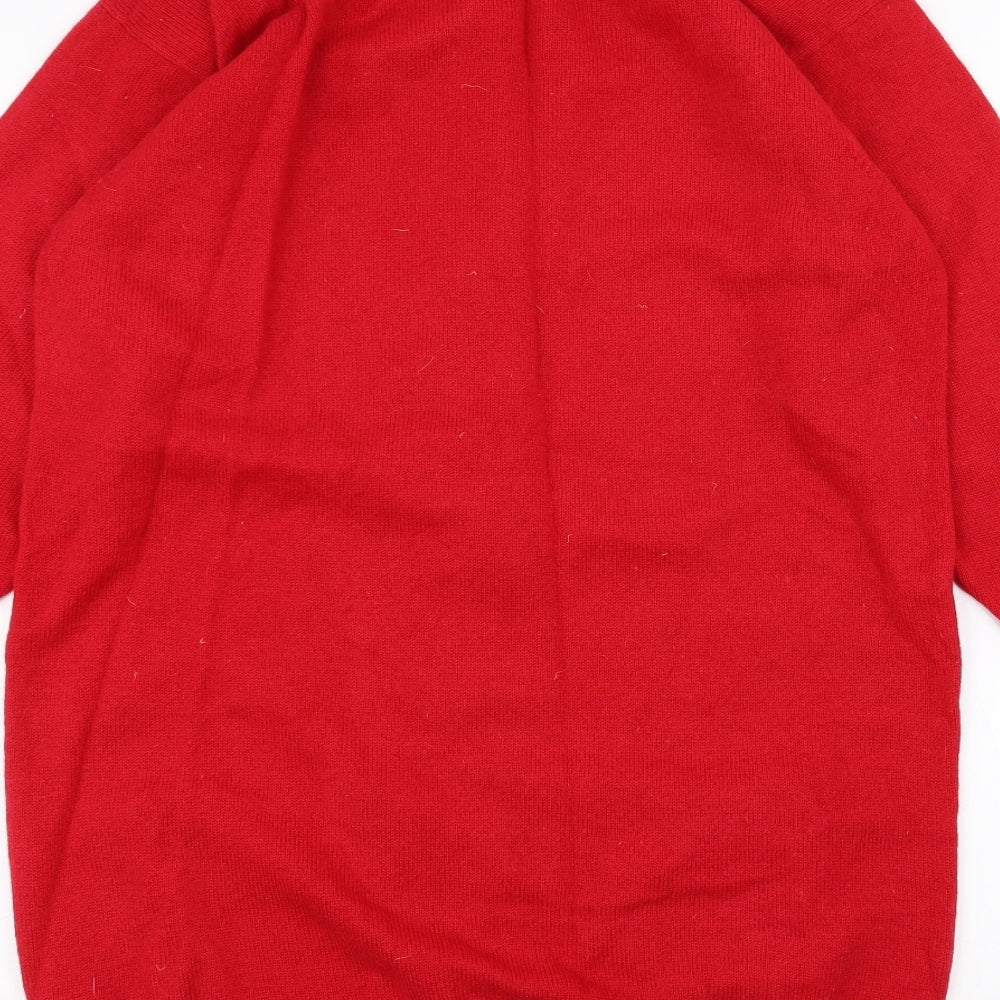St Michael Womens Red Jacket Coatigan Size 12