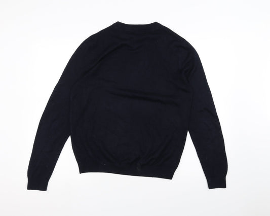 New Look Mens Blue Pullover Jumper Size M