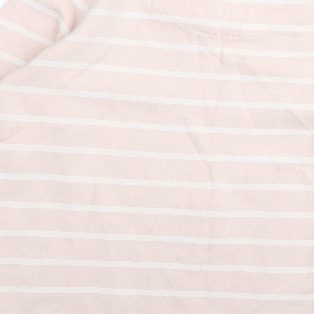 geirge Womens Pink Striped Rayon Pullover Jumper Size 14