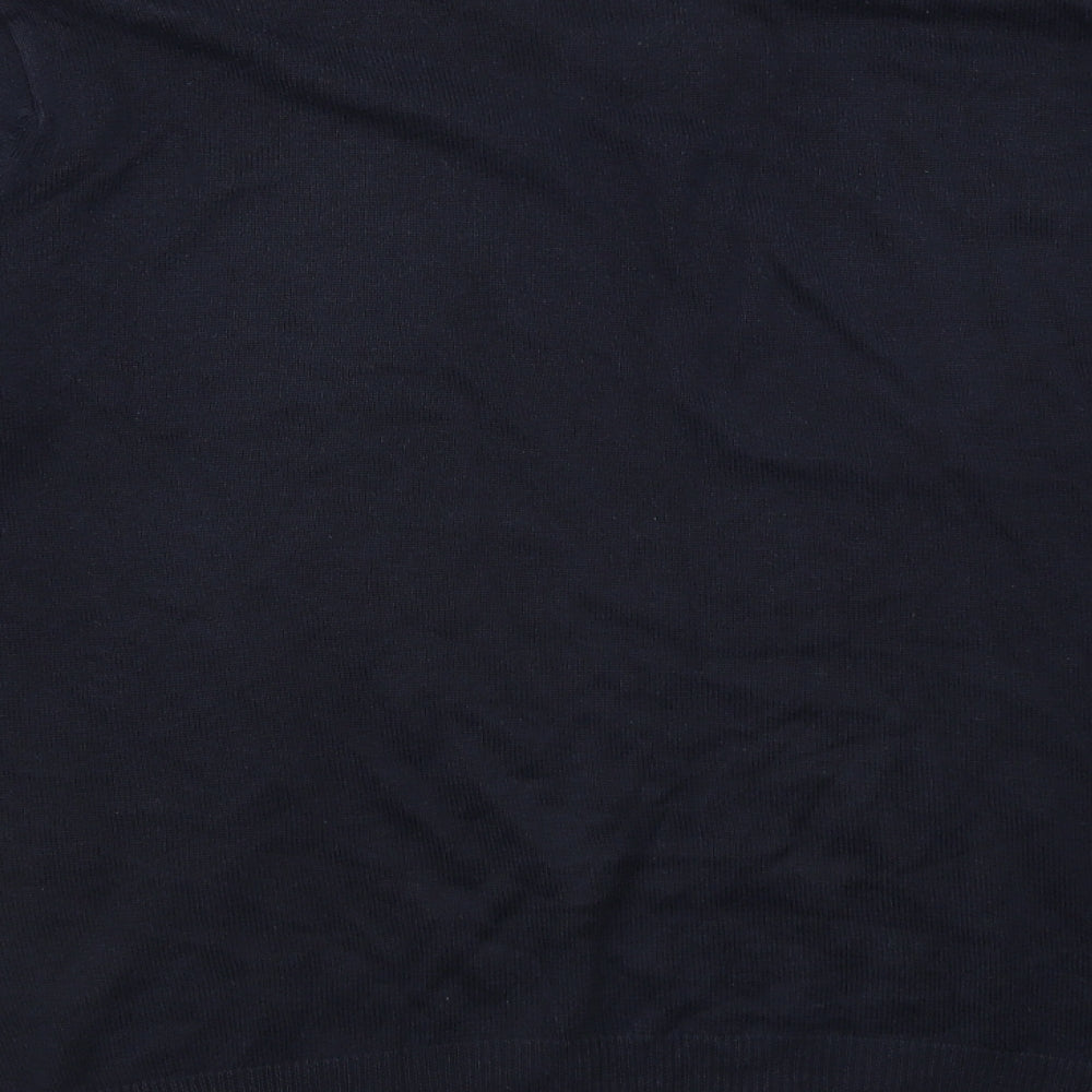 Russell Collection Mens Blue Pullover Jumper Size M