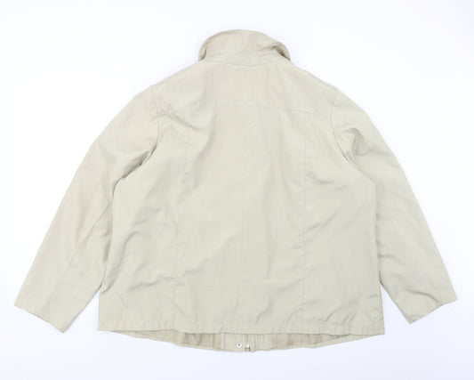 Classics Womens Beige Jacket Size XL