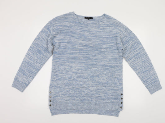 Peacocks Womens Blue Pullover Jumper Size M